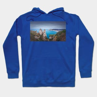 Beautiful Etretat panoramic view Hoodie